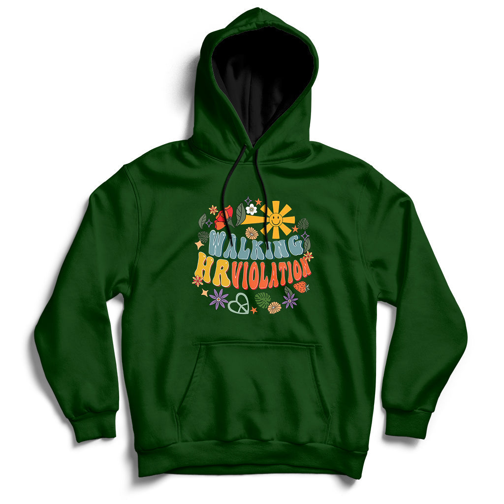Walking Hr Violation Hr Human Resources Nightmare Hoodie - Wonder Print Shop