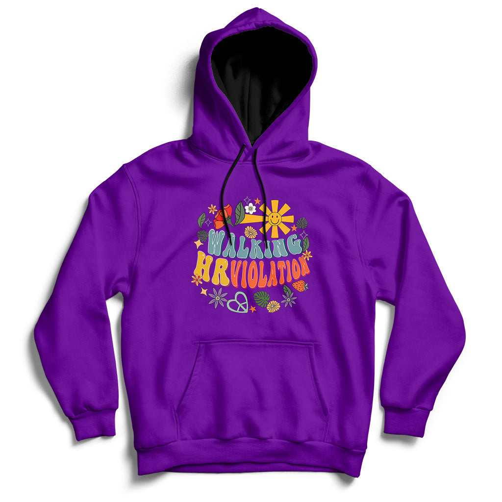 Walking Hr Violation Hr Human Resources Nightmare Hoodie - Wonder Print Shop