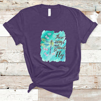 These Wings Are Meant To Fly Dragonflies Soar Embrace Change T-Shirt - Wonder Print Shop