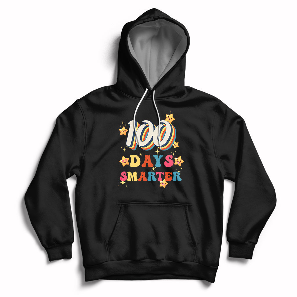Retro 100 Days Of School Y'all 100 Days Smarter Students Hoodie - Wonder Print Shop