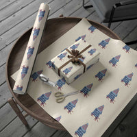 1st Grade Teacher Pennant US Flag Back to School Wrapping Paper Roll