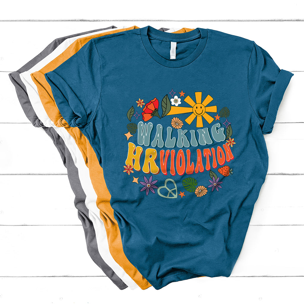 Walking Hr Violation Hr Human Resources Nightmare T Shirt - Wonder Print Shop