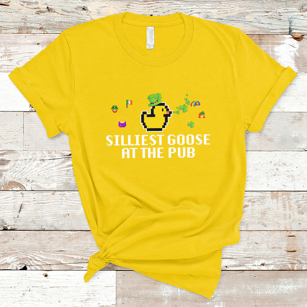 Silliest Goose At The Pub Funny St. Patricks Day T Shirt - Wonder Print Shop