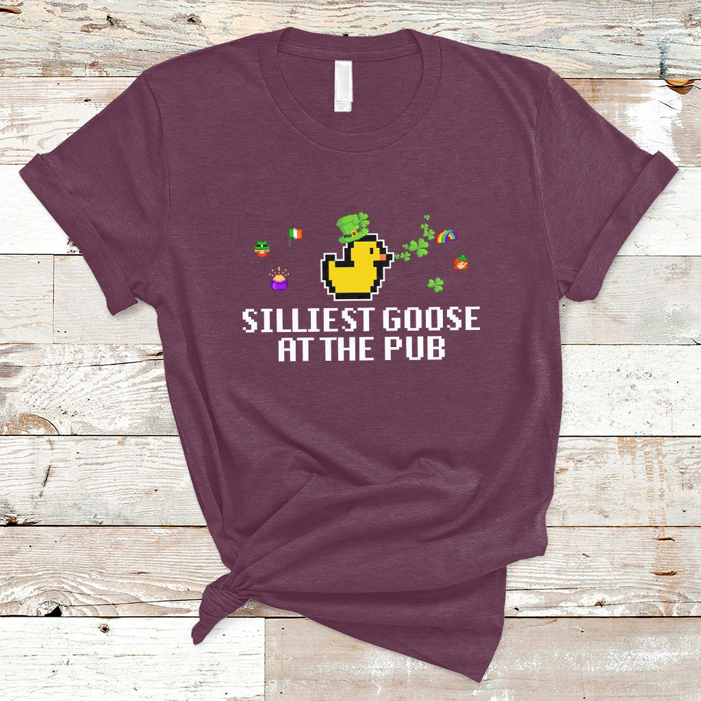 Silliest Goose At The Pub Funny St. Patricks Day T Shirt - Wonder Print Shop