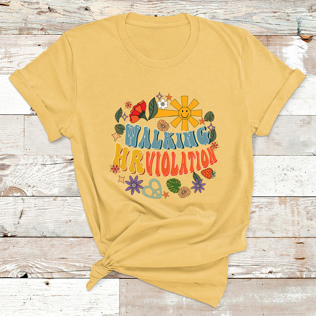 Walking Hr Violation Hr Human Resources Nightmare T Shirt - Wonder Print Shop