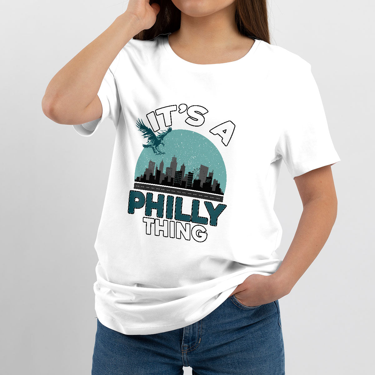 We Are From Philly And We Fight No One Like Us We Don't Care T Shirt - Wonder Print Shop