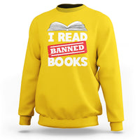 I Read Banned Books Readers Reading I'm With The Banned Sweatshirt - Wonder Print Shop