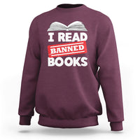 I Read Banned Books Readers Reading I'm With The Banned Sweatshirt - Wonder Print Shop