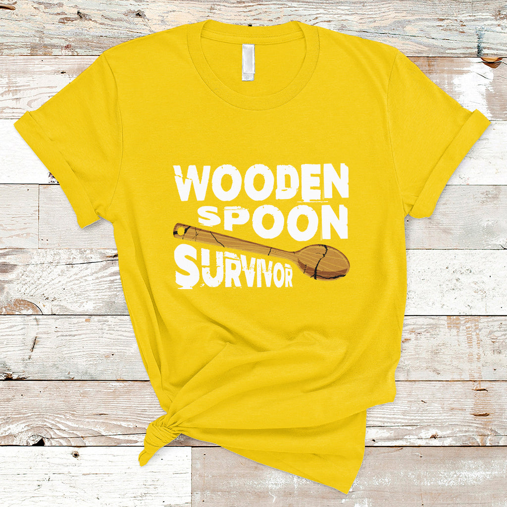 Wooden Spoon Survivor Italian Filipino Pride T Shirt - Wonder Print Shop