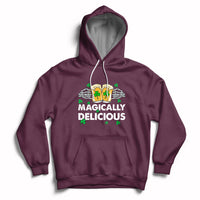 Magically Delicious St Patricks Day Skeleton Charms Shmarock Hoodie - Wonder Print Shop
