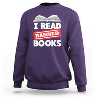 I Read Banned Books Readers Reading I'm With The Banned Sweatshirt - Wonder Print Shop