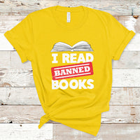 I Read Banned Books Readers Reading I'm With The Banned T Shirt - Wonder Print Shop