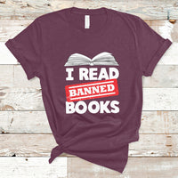I Read Banned Books Readers Reading I'm With The Banned T Shirt - Wonder Print Shop