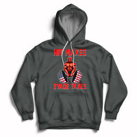 Funny Sarcastic Hit Maxes Evades Taxes Gymnastic Workout Hoodie - Wonder Print Shop