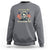 Drinking Like Lincoln 4th of July Abraham American Flag Sweatshirt - Wonder Print Shop