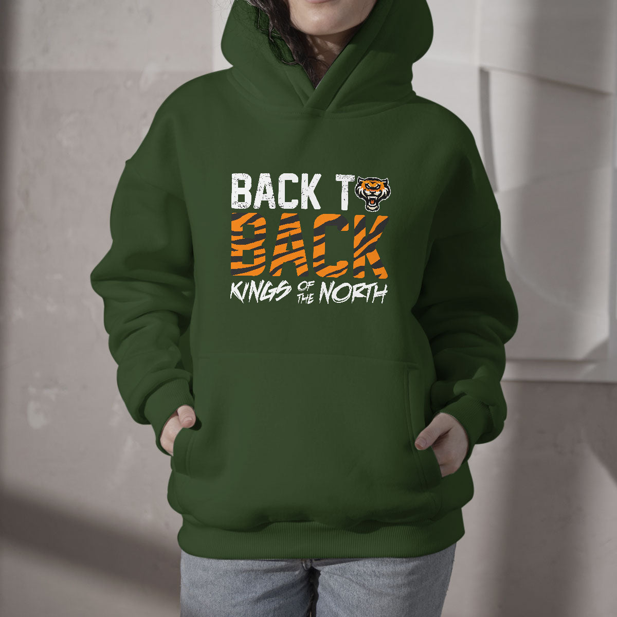 Back To Back Kings Of The North 513 Fear Da Tiger Hoodie - Wonder Print Shop