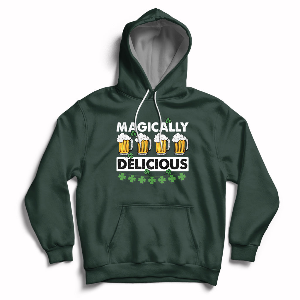 Magically Delicious St Patrick's Day Charm Beers Drinking Hoodie - Wonder Print Shop