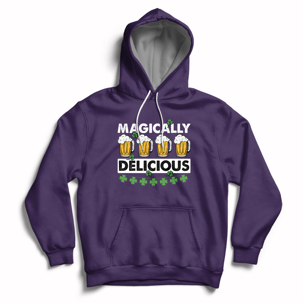 Magically Delicious St Patrick's Day Charm Beers Drinking Hoodie - Wonder Print Shop
