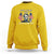 Drinking Like Lincoln 4th of July Abraham American Flag Sweatshirt - Wonder Print Shop