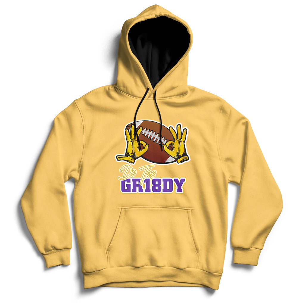 Do The Griddy Griddy Dance Rugby Hand Sign Hoodie - Wonder Print Shop