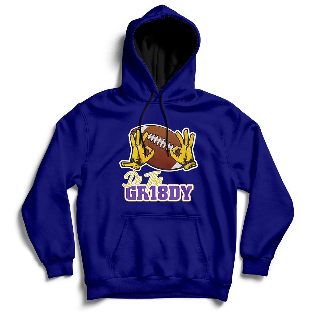 Do The Griddy Griddy Dance Rugby Hand Sign Hoodie - Wonder Print Shop