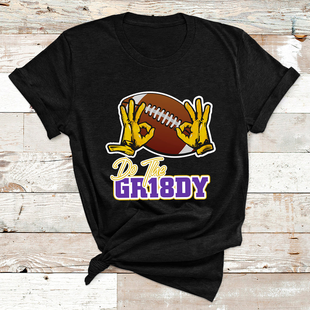 Do The Griddy Griddy Dance Rugby Hand Sign T Shirt - Wonder Print Shop