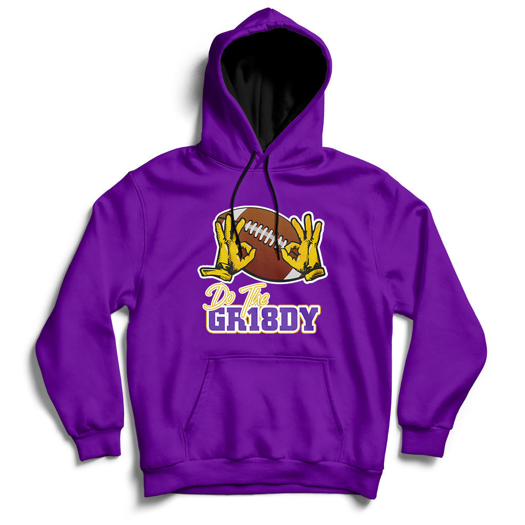 Do The Griddy Griddy Dance Rugby Hand Sign Hoodie - Wonder Print Shop