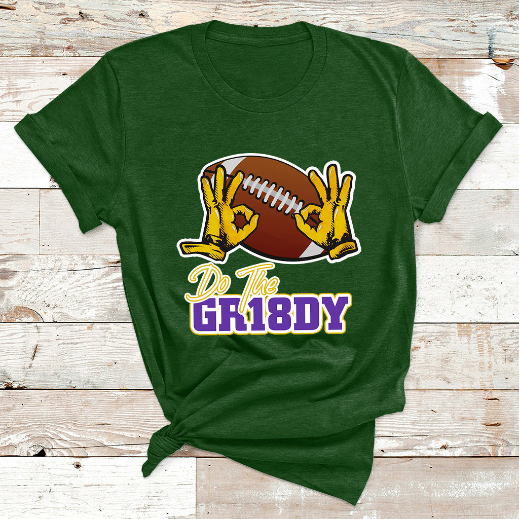 Do The Griddy Griddy Dance Rugby Hand Sign T Shirt - Wonder Print Shop