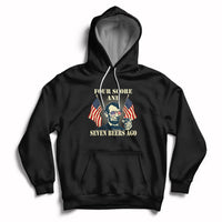 Drinking Like Lincoln 4th of July Abraham American Flag Hoodie - Wonder Print Shop