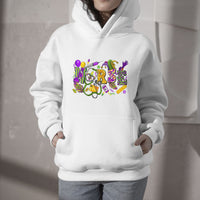 Mardi Gras Nurse Costume Nurse Day Carnival Mask Beads And Blings Hoodie - Wonder Print Shop