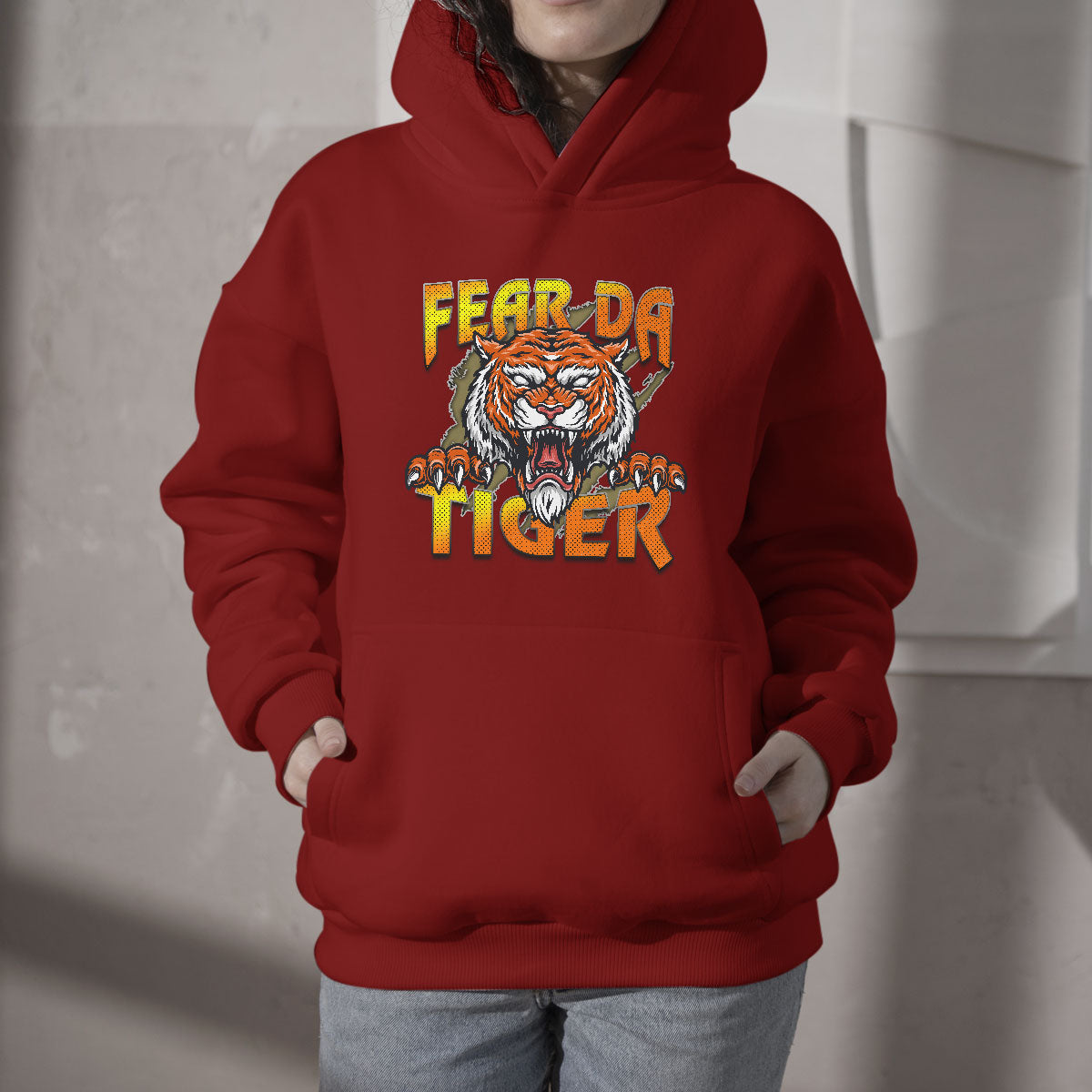 Fear Da Tiger King Of Da Jungle Sundey Fundey 513 Hoodie - Wonder Print Shop