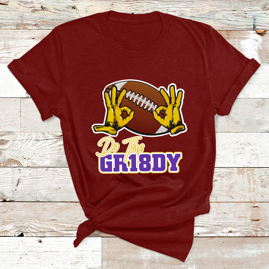 Do The Griddy Griddy Dance Rugby Hand Sign T Shirt - Wonder Print Shop