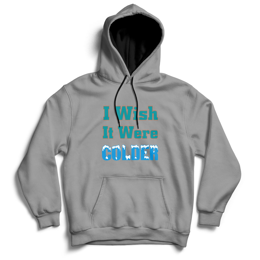 Sarcastic Dolphins Coach I Wish It Were Colder Hoodie - Wonder Print Shop