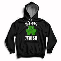 Pi Day St. Patrick's 3.14% Irish Funny Pirish Math Number Pi Hoodie - Wonder Print Shop