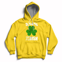 Pi Day St. Patrick's 3.14% Irish Funny Pirish Math Number Pi Hoodie - Wonder Print Shop