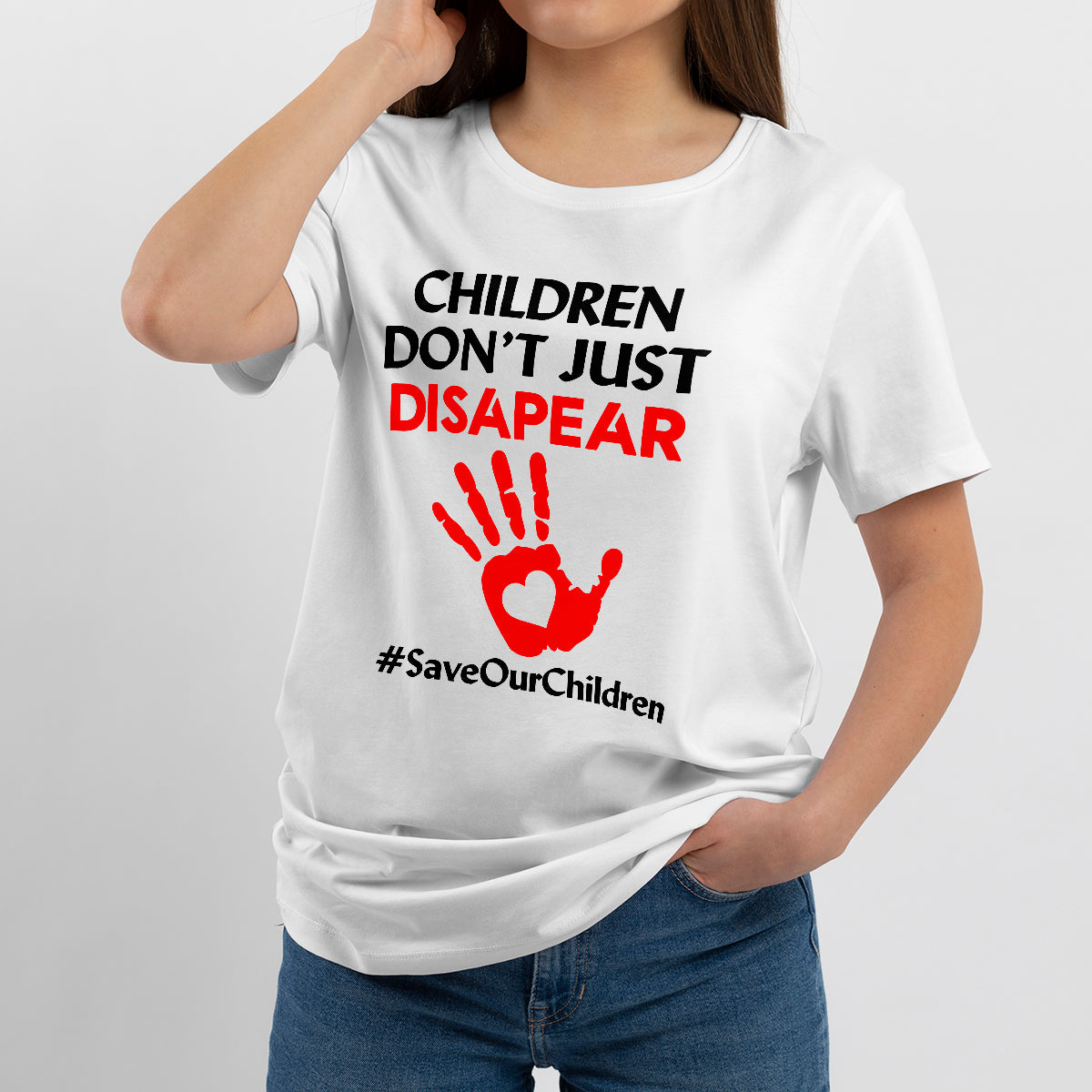 Children Don't Just Disappear #SaveOurChildren, Save The Children T Shirt - Wonder Print Shop