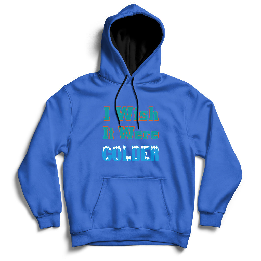 Sarcastic Dolphins Coach I Wish It Were Colder Hoodie - Wonder Print Shop