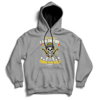 Yes I Know I Am On Fire Welding Metal Worker Welder Welding Hoodie - Wonder Print Shop