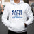 Katie Porter 2024 For US Senate California Democrat Senator - Blue Hoodie - Wonder Print Shop