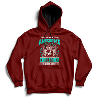 This Is What An Awesome Caretaker Looks Like Hoodie - Wonder Print Shop