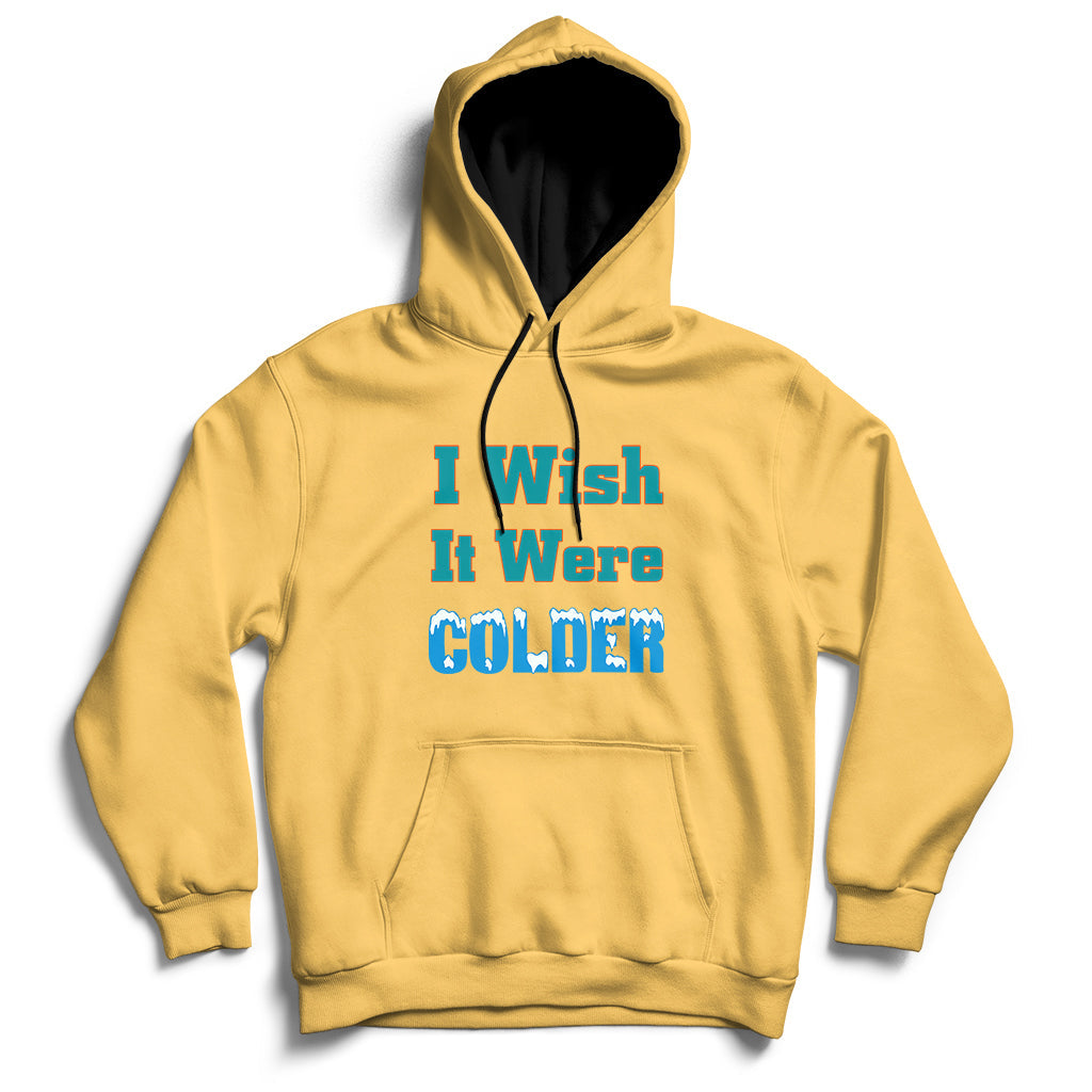 Sarcastic Dolphins Coach I Wish It Were Colder Hoodie - Wonder Print Shop