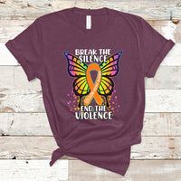 Break The Silence End The Violence Teen Dating Violence T-Shirt - Wonder Print Shop