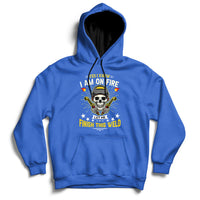 Yes I Know I Am On Fire Welding Metal Worker Welder Welding Hoodie - Wonder Print Shop