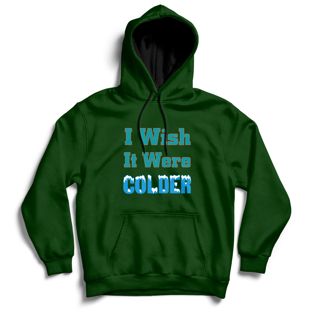 Sarcastic Dolphins Coach I Wish It Were Colder Hoodie - Wonder Print Shop