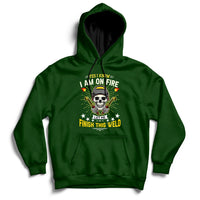 Yes I Know I Am On Fire Welding Metal Worker Welder Welding Hoodie - Wonder Print Shop