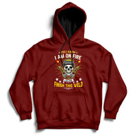 Yes I Know I Am On Fire Welding Metal Worker Welder Welding Hoodie - Wonder Print Shop