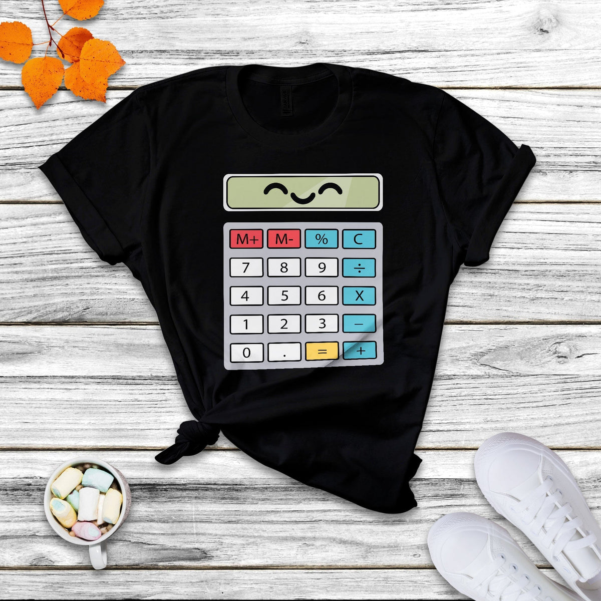 Number Day Math Day Calculator Costume I Am A Calculator Let's Have Fun With The Numbers T Shirt - Wonder Print Shop