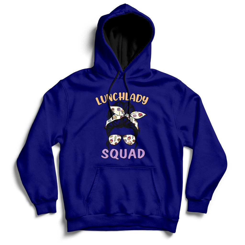 Funny Cafeteria Squad Lunch Lady Crew Lunch Lady Squad Hoodie - Wonder Print Shop