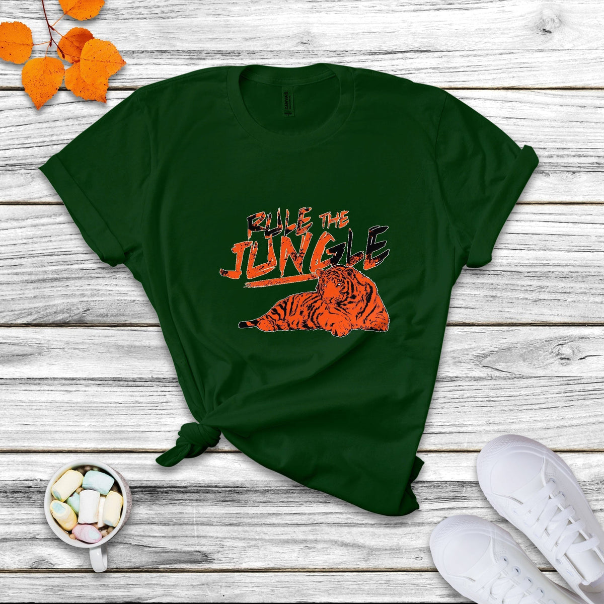 Rule The Jungle Fear Da Tiger King Of The North Sundey T Shirt - Wonder Print Shop