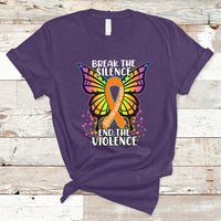 Break The Silence End The Violence Teen Dating Violence T-Shirt - Wonder Print Shop